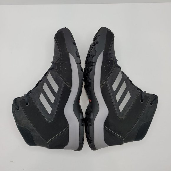 Adidas Terrex Hyperhiker Mid Youth Hiking Shoes Core Black Grey FX4186 US Size 6 - Picture 6 of 8